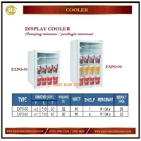 Pendingin / Pemajang Minuman / Display Cooler EXPO 50 / EXPO 90 Mesin Makanan dan Minuman Cepat Saji