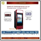 Lemari Pendingin Minuman / Display Cooler With LCD 45