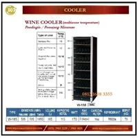 Lemari Pendingin Minuman / Wine Cooler Multizone Temperature W-185 
