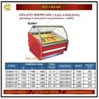 Ice Cream Display / Gelato Showcase (Fan Cooling) SUNNY-12 / SUNNY-16 / SUNNY-18 / SUNNY-20 / SUNNY-24 Fast Food and Beverage Machine 1