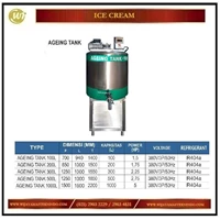 Mesin untuk Menstabilkan Adonan Es Krim / AGEING TANK 100L / 200L / 300L / 500L/ 1000L Mesin Pembuat Es Krim