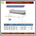 Tempat Menaruh Toping / SS Counter Top Salad Case STC-120 / STC-142 / STC-150 / STC-180 / STC-188  1