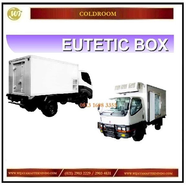 Eutetic Box / Box Freezer Pendingin di Mobil untuk Transportasi & Distribusi Mesin Sirkulasi dan Pendingin