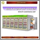 Walk In Display Cooler With Remote Condensing Unit / Tempat Penyimpan Makanan & Minuman Berbaris / Gudang Pada Convenience Store  Mesin Sirkulasi dan Pendingin 1