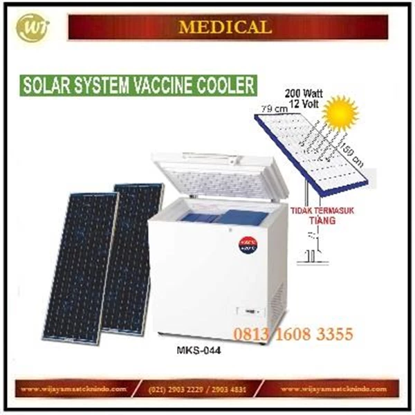 Solar System Vaccine Cooler / Mesin Pendingin Vaksin MKS-044 Mesin Sirkulasi dan Pendingin