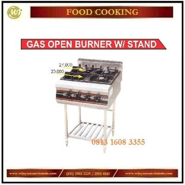 Gas Open Burner W/ Stand / Mesin Penggoreng RBD-4 / RBD-6 