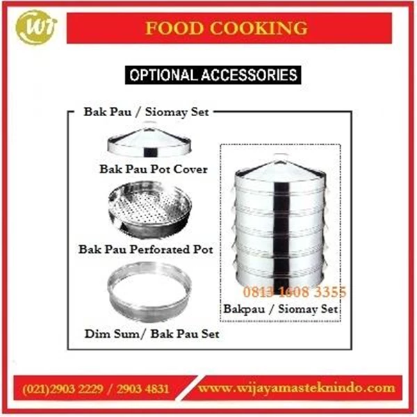 Perlengkapan Aksessoris Bakpau & Siomay / Optional Accessories Mesin Penghangat Makanan