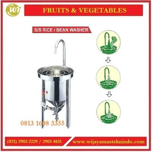 Mesin Pencuci Beras / SS Rice atau Bean Washer RW-25 / RW-50 