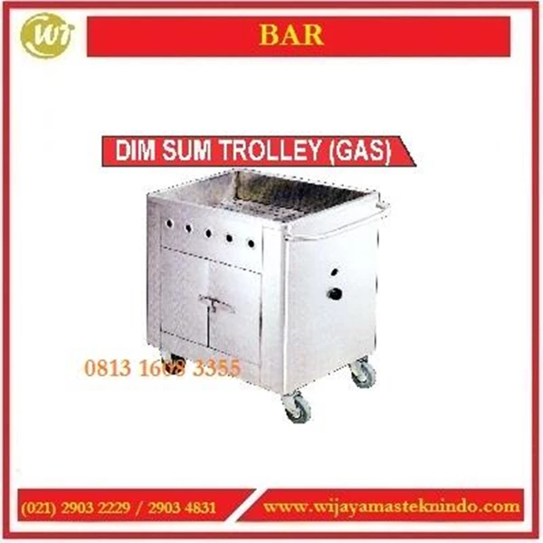 Trolley Dim Sum / Trolley Dim Sum (Gas) / F-0021 / EK-702 Mesin Penghangat Makanan