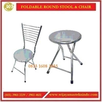 Bangku & Kursi Stainless Steel / Foldable Round Stool & Chair STO-GX32 / STO-GX11 Commercial Kitchen