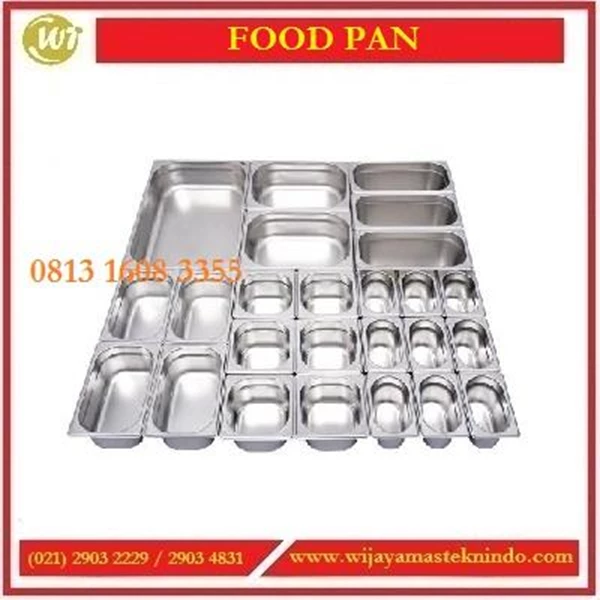 Tempat Penyimpan & Penyaji Makanan / Food Pan Stainless Steel Commercial Kitchen