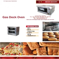 Oven Roti Oven Kue Gas Oven Pemanggang Roti BOV-ARF60H 2D6T 2 Deck 6 Tray Gas Deck Oven FOMAC 