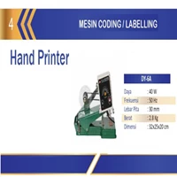 Mesin Pencetak Expired atau Tanngal Produksi / Hot Code Printer DY-6A Mesin Pengkodean