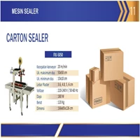 Mesin Segel Atau Mesin Lakban Kardus Semi Automatic Carton Sealer FXJ-5050 Stand Model