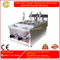 PCD-614R 4-Basket Desktop Gas Pasta cooker - Mesin Perebus Mie dan Pasta