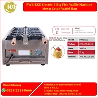 FWB-EK5 Electric 5 Big Fish Waffle Machine – Mesin Pencetak Fish Waffle
