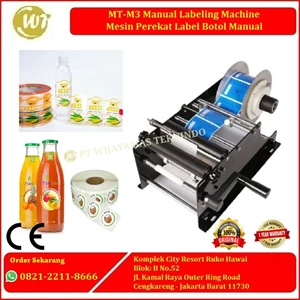 MT-M3 Manual Labeling Machine – Mesin Perekat Label Botol Manual